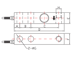Bán chạy nhất SUL chất lượng tuyệt vời cấp công nghiệp Trọng lượng đầu dò áp lực 100-2000kg/2.5-5t/7.5-10t với bảo vệ IP66 - Product Image 2