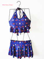 Cintres personnalisés avec logo pour vêtements adultes et enfants, présentoir en métal doré pour maillots de bain et sous-vêtements, pour armoire et magasin