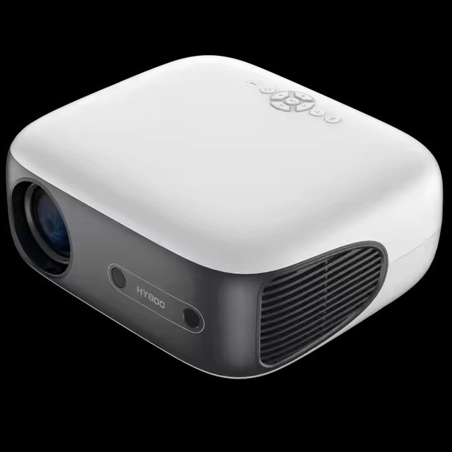 HY800 Projector Real Shutter 3D 4K Android 11.0 WiFi Portable 1080P Home Theater Video LCD Projector