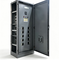 Armoire de distribution électrique industrielle 100A IP55 480V AC en acier avec système de verrouillage intelligent pour disjoncteur et barre omnibus