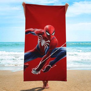 Toalla de Playa Extra Grande de Secado Rápido con Diseño de Superhéroe de Dibujos Animados, Manta de Viaje de Verano sin Arena, Regalo de Cumpleaños para Niños y Adultos - Product Image 2