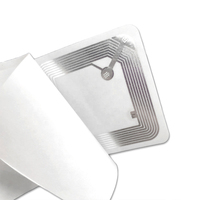 Rouleaux d'étiquettes RFID vierges 13,56 MHz 76x45 mm pour imprimantes à transfert thermique, compatibles avec l'utilisation en logistique d'entrepôt et l'inventaire
