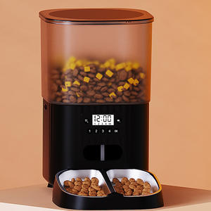 Distributeur de nourriture intelligent pour animaux de compagnie, grande capacité 6L, avec contrôle par application et écran LCD pour chats et chiens - Product Image 1