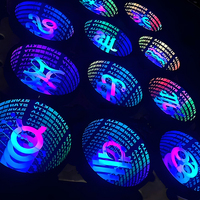 Boîte à lumière LED miroir infini avec effet d'extension de miroir abîme filet de poinçon attrayant Ins rouge pour la photographie populaire dans les centres commerciaux