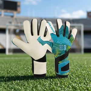 Gants de gardien de but de football professionnels de haute qualité, 4 mm, respirants, en latex allemand, protection optimale, bons prix pour une utilisation en extérieur - Product Image 3