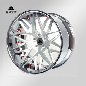 عجلات مصنوعة من قطعتين بتصميم مقعر عميق |   عجلات أداء متعددة الأذرع مخصصة لسيارات أودي R8 وكورفيت C8 ودودج تشارجر وايدبودي - Product Image 1