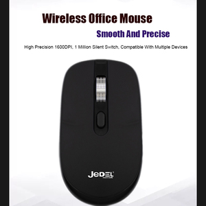 Jedel Chuột công thái học không dây 4D wd100p Chuột chế độ kép cảm ứng mềm có thể sạc lại phù hợp cho máy tính văn phòng nghiên cứu Chuột máy tính xách tay - Product Image 6