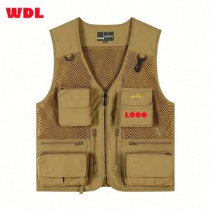 Gilet de pêche et de randonnée multi-poches en maille pour homme, idéal pour le travail, les voyages et la photographie en extérieur (OEM) - Product Image 4