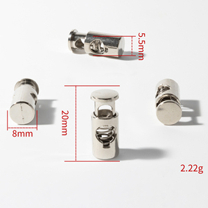 बैग के लिए समायोज्य जस्ता धातु फ्लैट कॉर्ड लॉक स्टॉपर बैग के कपड़े के लिए स्विमवियर कस्टम हार्डवेयर टिकाऊ बेहतर गुणवत्ता - Product Image 1