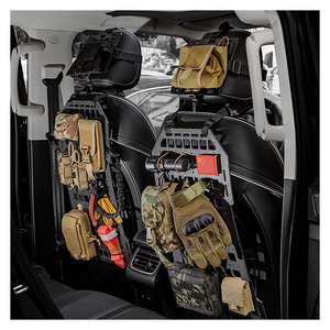 Organizador Táctico Rígido SABADO para Asiento Trasero <span class=keywords><strong>de</strong></span> Coche, Panel Molle, Tablero <span class=keywords><strong>de</strong></span> Almacenamiento para Vehículo, Gestión Modular <span class=keywords><strong>de</strong></span> Equipo y Herramientas - Product Image 3