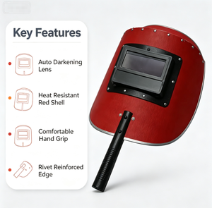 Casque <span class=keywords><strong>de</strong></span> soudage <span class=keywords><strong>automatique</strong></span> à obscurcissement manuel, vente en gros d'usine, pour une utilisation flexible lors <span class=keywords><strong>de</strong></span> tâches <span class=keywords><strong>de</strong></span> soudage à court terme - Product Image 1
