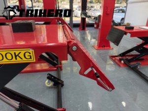 TRIHERO Elevador de Coche Portátil de 1200mm de Posición Media con Sistema Hidráulico, Equipo Elevador de Coche Móvil, Elevador de Tijera Hidráulico - Product Image 3