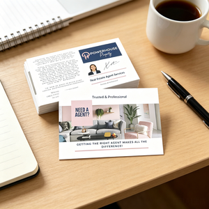 Tarjeta postal personalizada de doble cara a todo color <span class=keywords><strong>para</strong></span> agentes inmobiliarios y marketing empresarial <span class=keywords><strong>para</strong></span> agentes de bienes raíces - Product Image 1