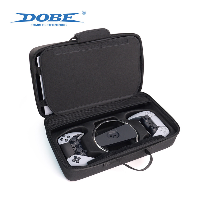 DOBE PS5 Pro Slim EVA Storage Bag Large Capacity Waterproof Dustproof PS5 Travel Carrying Case for PS5 Accessories