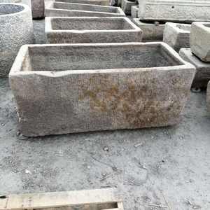 Offre Spéciale Granit Rond Fait Main de Jardin <span class=keywords><strong>en</strong></span> Forme de Vasque <span class=keywords><strong>En</strong></span> <span class=keywords><strong>Pierre</strong></span> Extérieure Abreuvoir À Vendre (usine de 24 ans) - Product Image 3