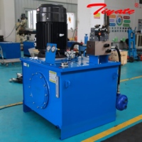 Échangeur de chaleur à eau de type tubulaire, unité de puissance complète à pression d'huile pour station de pompage hydraulique d'usine ciment