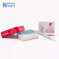 Laboratory Consumables Frosted Ground Edges 7101 7105 Disposable Microscope Slides