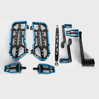 Kits de pédales de plancher de couleur CNC pour moto HD Touring 1986-2024