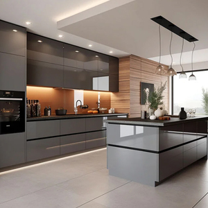 Armarios de cocina grandes de madera maciza personalizados con <span class=keywords><strong>Isla</strong></span> para armario de cocina armarios de cocina de lujo de <span class=keywords><strong>buena</strong></span> calidad hechos de madera maciza - Product Image 2