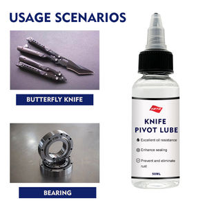 Personalização de fábrica 50ml Household Knife Lubrificante Pequeno Pacote Knife Honing <span class=keywords><strong>Oil</strong></span> para Limpeza Facas e Blade Care - Product Image 4