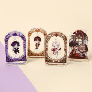 Adornos de Escritorio Personalizados con Personajes de Dibujos Animados Giratorios, Manualidades de Plástico, Tarjeta de Fotos Acrílica con Diseño Humanoide - Product Image 4