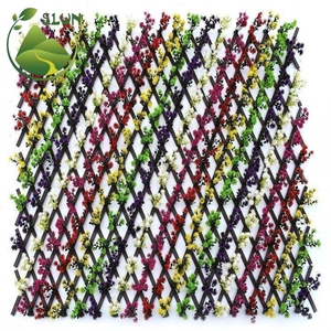 Gras Teppich zum Fechten Künstliche Outdoor Künstliche Efeu Hecke Grün Blatt Zaun Pfanne 50x200cm Zaun - Product Image 3