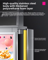 Machine à yogourt glacé commerciale compacte pour petites entreprises, machine à glace frite, équipement de restauration rapide pour snack-bars, cafés et kiosques