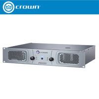 Amplificateur de puissance professionnel double canal CROWN PX4000 1350W Stéréo 2700W en pont, montable en rack, pour système de sonorisation