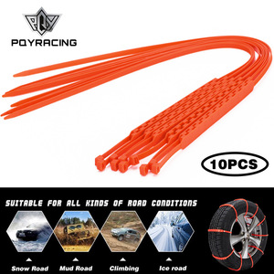 Chaînes antidérapantes de 870 mm de longueur, chaînes à neige en plastique pour voitures et camions, ajustement universel - Product Image 3