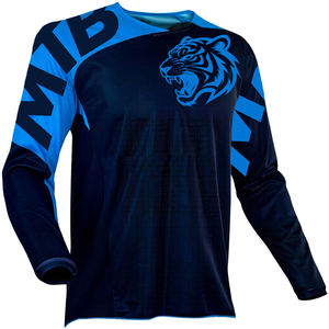 FOXFTA -MTB 1 2026 <span class=keywords><strong>Maillot</strong></span> de <span class=keywords><strong>Ciclismo</strong></span> Personalizado Nuevo Estilo Estampado para Hombre Manga Larga MTB Downhill 160g Poliéster Secado Rápido - Product Image 4