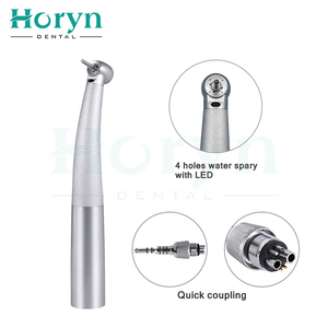 Tandheelkundige Hoge Snelheid Verlichte <span class=keywords><strong>Handpiece</strong></span> Fiber Optische Led Keramische Lager 2/4/6 Gaten Aansluiten Snelkoppeling Tandhandstuk - Product Image 1