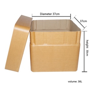Custom logo square Dense Paper Bucket - Product Image 2