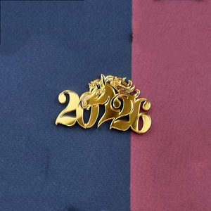 น้ำผึ้งและความหวาน 2026 ปีม้า ของตกแต่งเค้กอะคริลิค เทศกาลฤดูใบไม้ผลิ ปีใหม่ ท็อปเปอร์คัพเค้ก - Product Image 2