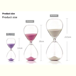 Oyma noel süsleri fabrika Outlet yaratıcı kişilik cam kum saati zamanlayıcı - Product Image 5