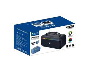 New AI-02S 20W Portable Outdoor for V5.3 <b>Speaker</b> RGB LED 2400mAh Battery Computer Low-Volume <b>Amplifier</b> FM Radio Home Gift - Product Image 5
