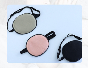 One-Eye Mask Mulberry Monocular Corrective Amblyopia Cover Strabismus Shading Children's Silk Eye Shields - Product Image 2