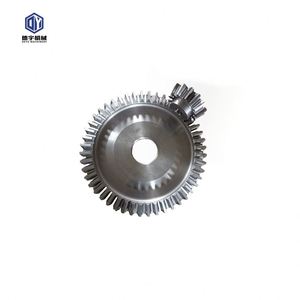 Pignon conique hélicoïdal de grande taille en acier inoxydable personnalisé professionnel en usine - Product Image 1