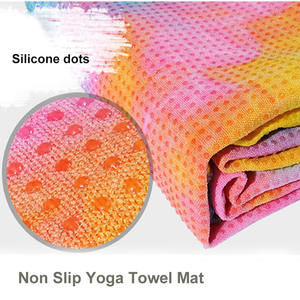 Toalla de mano pequeña antideslizante microfibra sudor seco gimnasio Fitness femenino Yoga - Product Image 6