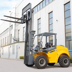 ארבעה גלגלים דיזל מלגזה 4 x4 משולב שטח קשה מלגזות 3.5t חיצוני 4 כוננים טלסקופי מחוץ לכביש מלגזה למכירה - Product Image 4