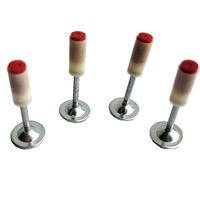 Mini clou de plafond coupe-feu de 25mm 100 pièces 7.3mm clous ronds avec mini pistolet à clous dispositif de rainurage de fixation murale domestique