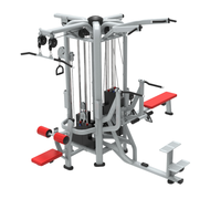 Équipement de musculation multifonctionnel robuste pour salle de sport, 16 stations