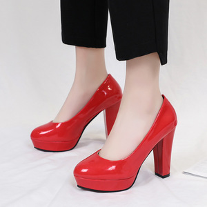 Nuove <span class=keywords><strong>scarpe</strong></span> <span class=keywords><strong>Nude</strong></span> con <span class=keywords><strong>tacco</strong></span> alto <span class=keywords><strong>Nude</strong></span> <span class=keywords><strong>scarpe</strong></span> da sposa da donna con <span class=keywords><strong>tacco</strong></span> spesso - Product Image 2
