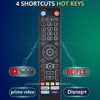 Télécommande vocale V3 Pro avec rétroéclairage de remplacement, compatible avec VSeeBox V3 Pro, V5 Pro / V3 Plus/V3/ V2 /V1 Max/Elite/Max