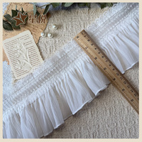 Logo du fabricant, dentelle textile, accessoires en dentelle textile, garniture en dentelle, dentelle brodée pour robe d'enfant