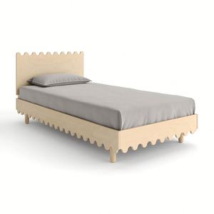 French Solid Wood <b>Bed</b>, Solid Wood <b>Frame</b> for Bedroom Use, Customizable - Product Image 1
