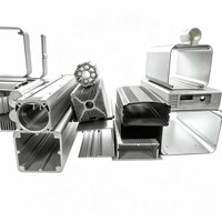 Boîtier en aluminium extrudé sur mesure OEM ODM, profil de dissipateur thermique, boîte de projet DIY, boîtier d'alimentation