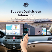Écran double 13,1-12,3 pouces pour Honda Accord 7ème génération 2003-2008, autoradio Android Carplay, navigation GPS, système multimédia stéréo