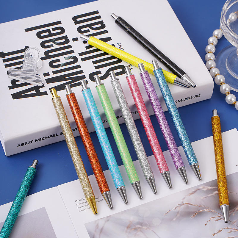 Customized Glittered Ball Pens Perfect Promotional Gifts