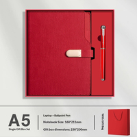 Ensemble de luxe personnalisé en cuir PU souple au toucher agréable, ensemble de carnet A5 avec stylo pour cadeaux d'affaires, d'anniversaire ou pour étudiants