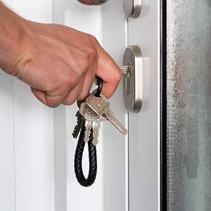 Elegante pelle con Design pieno di pelle forte con anello in acciaio inox anelli aggiuntivi piccoli chiavi con scatola regalo portachiavi in pelle - Product Image 4